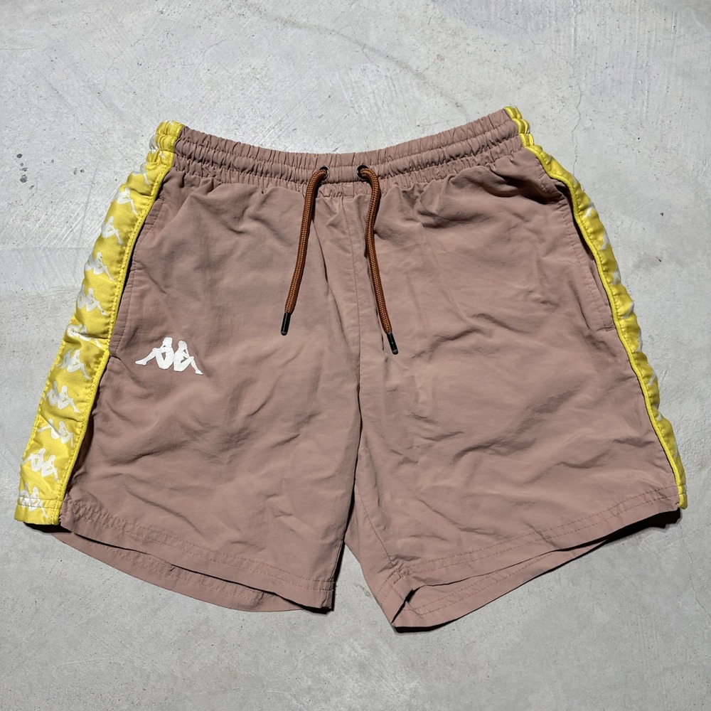 Kappa Swim Board Shorts Boys SZ M Drawstring Waist Surfing Swimwear Lined